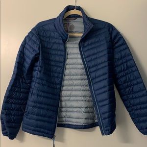 Stio Women’s Pinion Down Sweater Jacket, Blue, XS